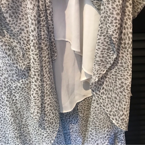 1.State "Serene" Animal Print Long Sleeve High/Low Dress, Size Small - Picture 14 of 16